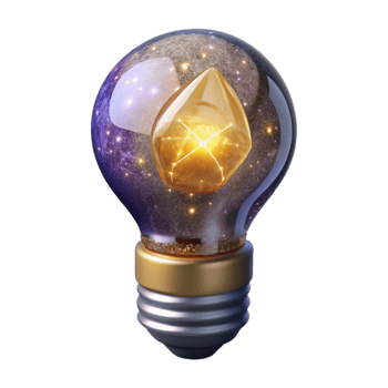 beautiful abstract Glowing Lightbulb Energy Efficiency Transparent high quality png