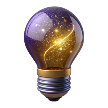 impressive classic Glowing Lightbulb Filament Detail Isolated Element professional png