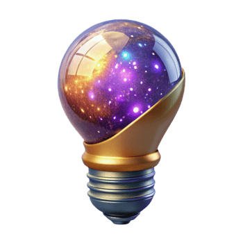 beautiful vintage Glowing Lightbulb Idea Concept Cutout Isolated exclusive png