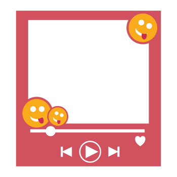 a player with emoticions on it png