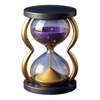 extraordinary contemporary Hourglass Empty with Shadow Transparent Background png