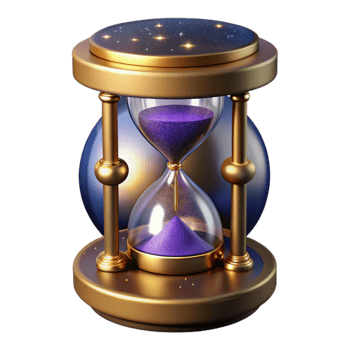 wonderful contemporary Hourglass on Shelf Isolated professional png