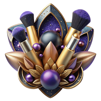 extraordinary traditional Makeup Brushes Symmetrical Design Cutout detailed png
