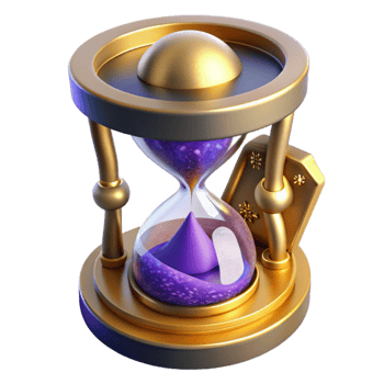 elegant rustic Melting Clock Dali Style Isolated Element png