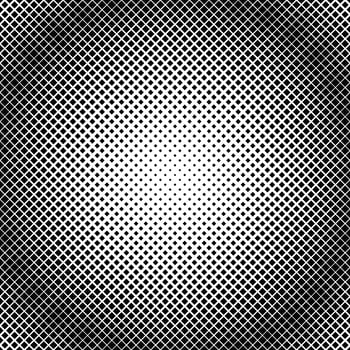 Geometrical halftone diagonal square pattern background graphic vector