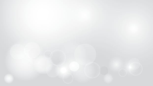 Abstract geometric white and gray color background, bokeh pattern, illus vector