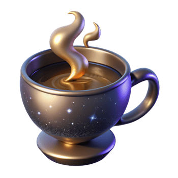 wonderful classic Retro Coffee Cup Steam Rising Cutout premium png