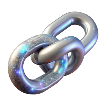 serene classic Silver Chain Links Isolated with Realistic Detail original png