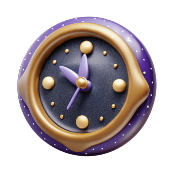 wonderful modern Stop Motion Animation of Clock Hands Isolated original png