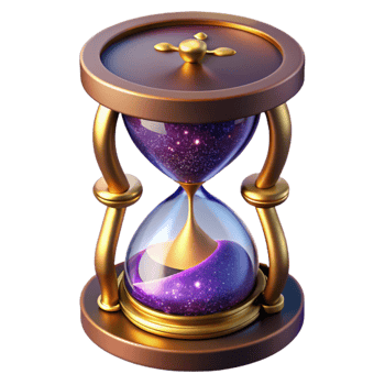 impressive modern Vintage Hourglass Time Measurement Tool Cutout premium png