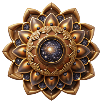 beautiful creative Vintage Mandala with Retro Style Tan Transparent high resolution png