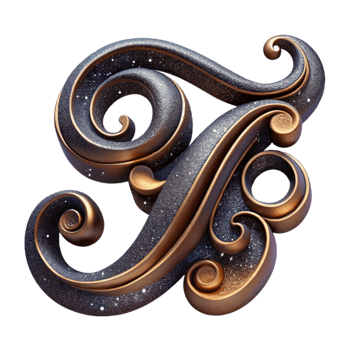 dramatic vintage Vintage Script Font Design Cutout Elegant Swirls and Curves png