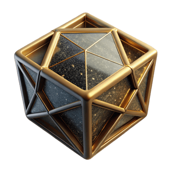 impressive classic Wireframe Cube 3d Model Perspective View Isolated premium png