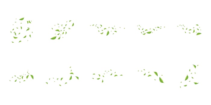 Flying Leaves Illustration vector