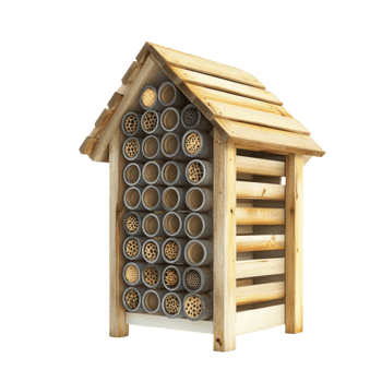 Wooden Insect House On Transparent Background png