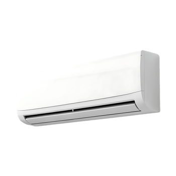 Modern white wall mounted air conditioner unit. png