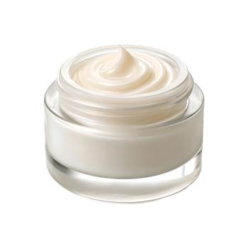 Luxurious face cream in a jar. Skincare, beauty, cosmetic product. png