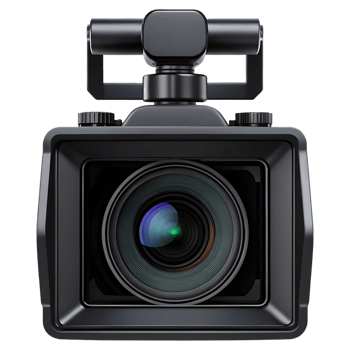 Professional camera close up. png
