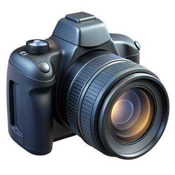 Digital Camera With Lens, Professional Photography Equipment png
