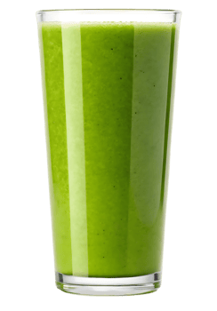 Refreshing green smoothie in a glass. Healthy drink, detox, diet. png