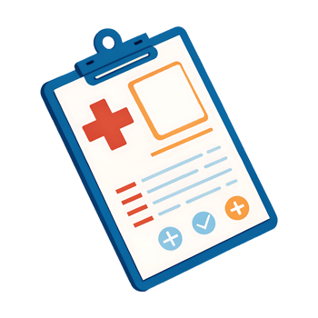 Medical form, healthcare record, clipboard, checklist, doctor's notes. png