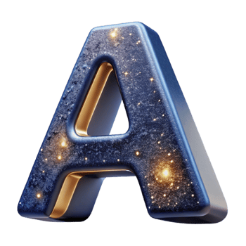 serene modern Classic Serif Font Letter a Cutout Transparent Background detailed png