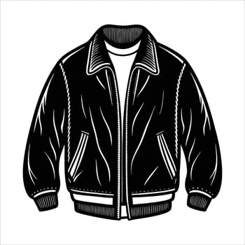 Bomber Jacket Template vector