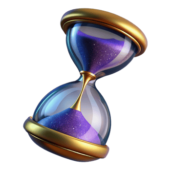 impressive artistic Hourglass Empty Top View Cutout Element exclusive png