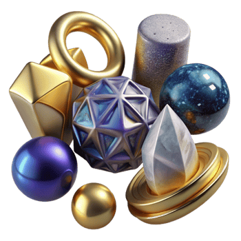 wonderful rustic Impossible Object Collection Various Designs Line Art Transparent Background png