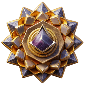 extraordinary abstract Layered Kaleidoscope Depth Isolated Element png