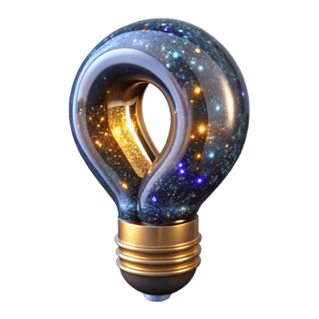extraordinary minimalist Light Bulb Filament Font Isolated png