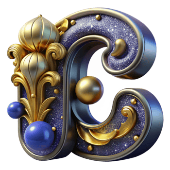 stunning traditional Victorian Ornate Letter E Isolated exclusive png