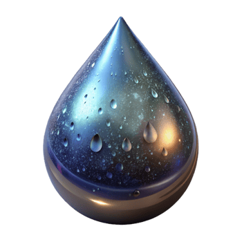 wonderful creative Water Droplet Spherical Shape Transparent Isolated premium png