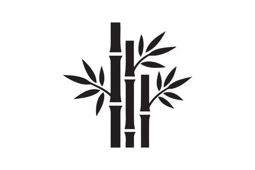 Bamboo tree icon illustration vector