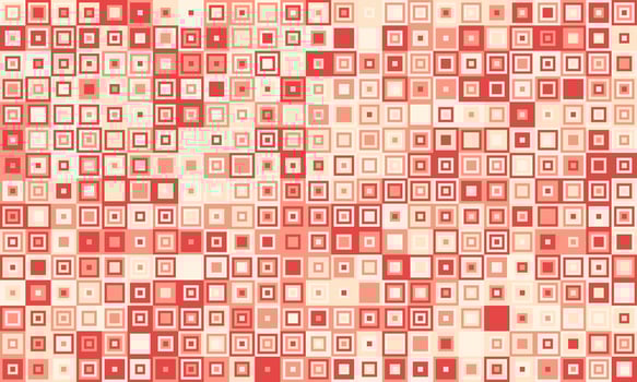 Abstract red square pattern background. Versatile geometric design perfect for website banners, presentations, or textile prints. vector