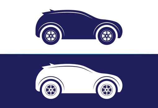 Abstract car logo design, design Concept vector