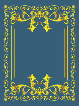 Wedding Card Ornamental Frame vector