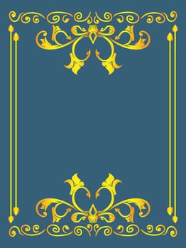 Traditional Ornamental Frame Element vector
