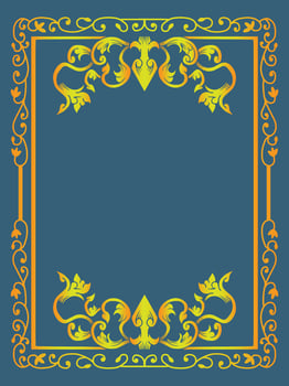 Decorative Floral Ornamental Frame vector