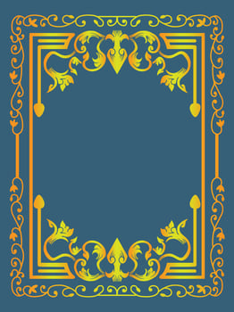 Vintage Ornamental Frame Element vector