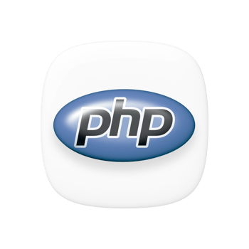 Php programming language 3d icon transparent background png