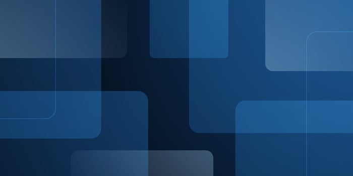 Abstract dark blue overlap square background. Simple overlap shapes pattern geometric background. vector