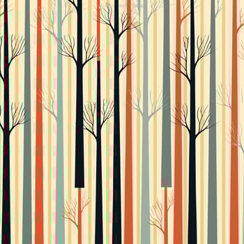 Vibrant Green Tree Collection with Various Forest Elements vector