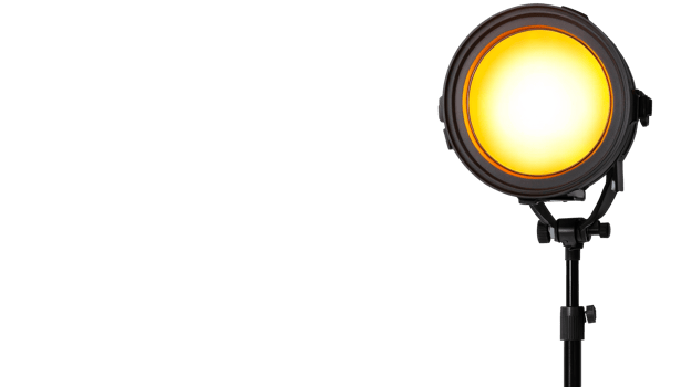 LED studio light equipment, transparent background, cut out transparent png
