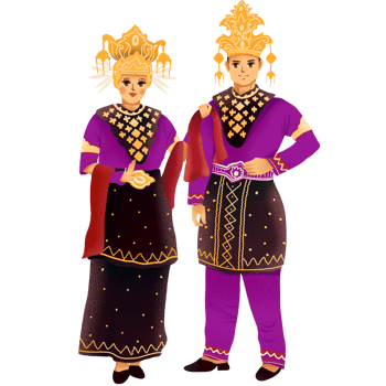 traditional clothing of the Tidung tribe png