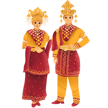 traditional clothing of the Tidung tribe of North Kalimantan png
