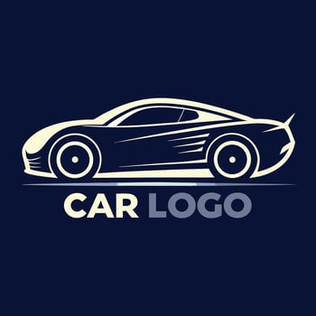 Modern Car Creative Illustration Logo vector