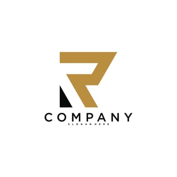 Abstract letter R logo design. Modern logo idea vector
