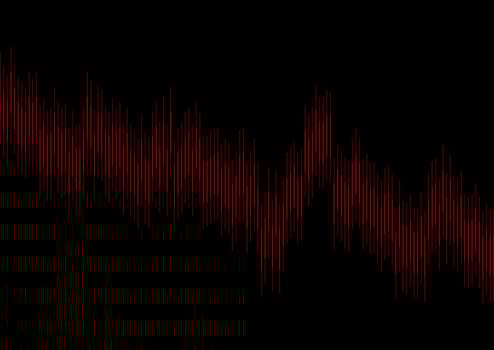 Abstract falling financial graph chart background vector