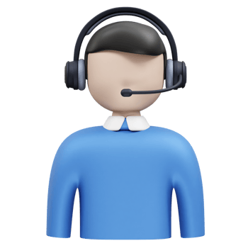 Customer service customer support icon 3d render illustration png